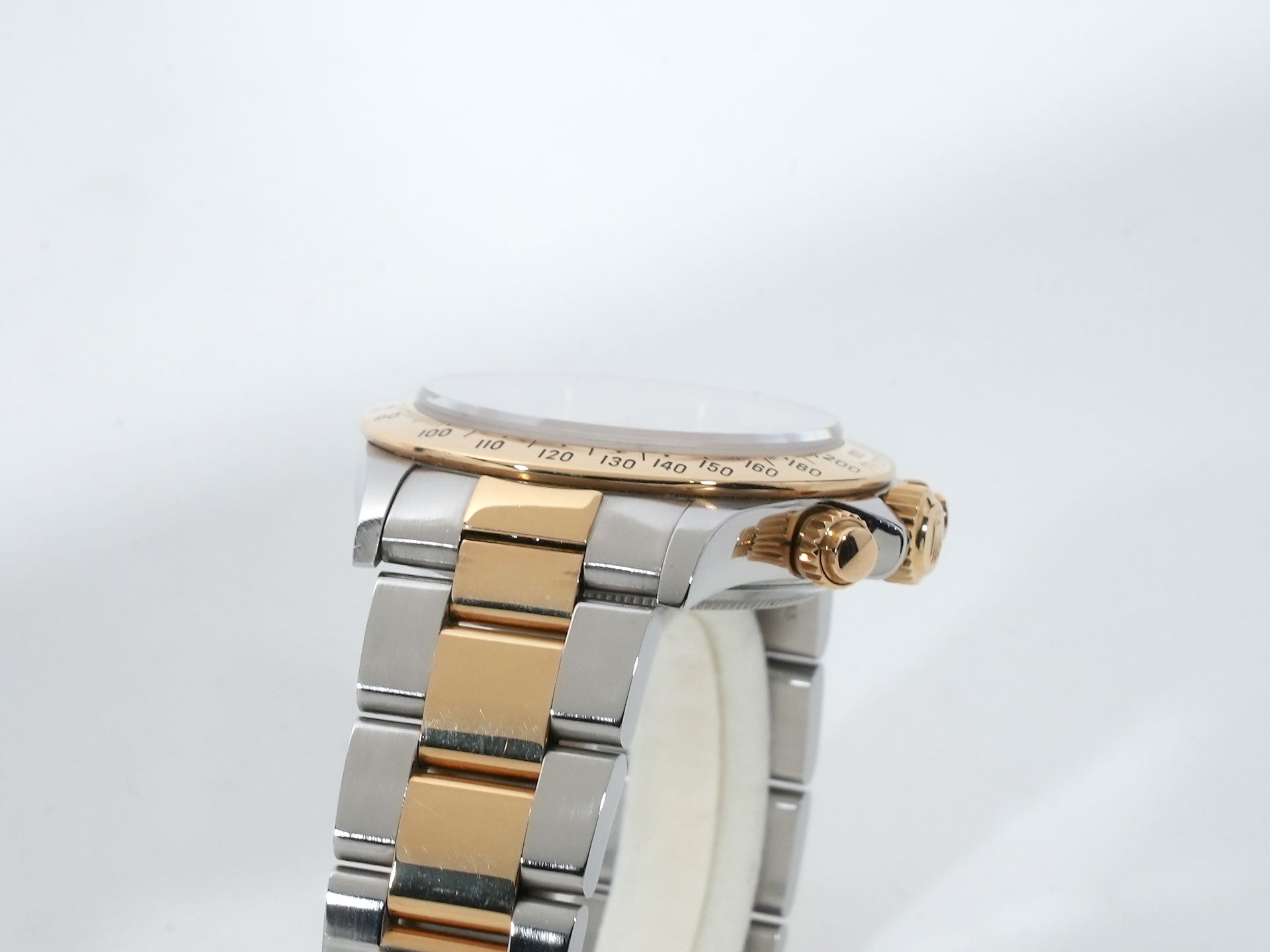 ロレックス デイトナ エルプリメロ Ref.16523 ステンレススチール/イエローゴールド シャンパン文字盤 中古 bg4pssat