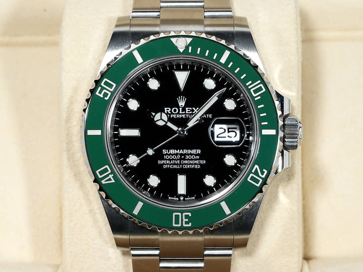 ロレックス サブマリーナー デイト Ref.126610LV ステンレススチール ブラック文字盤 中古 he2tvgd8