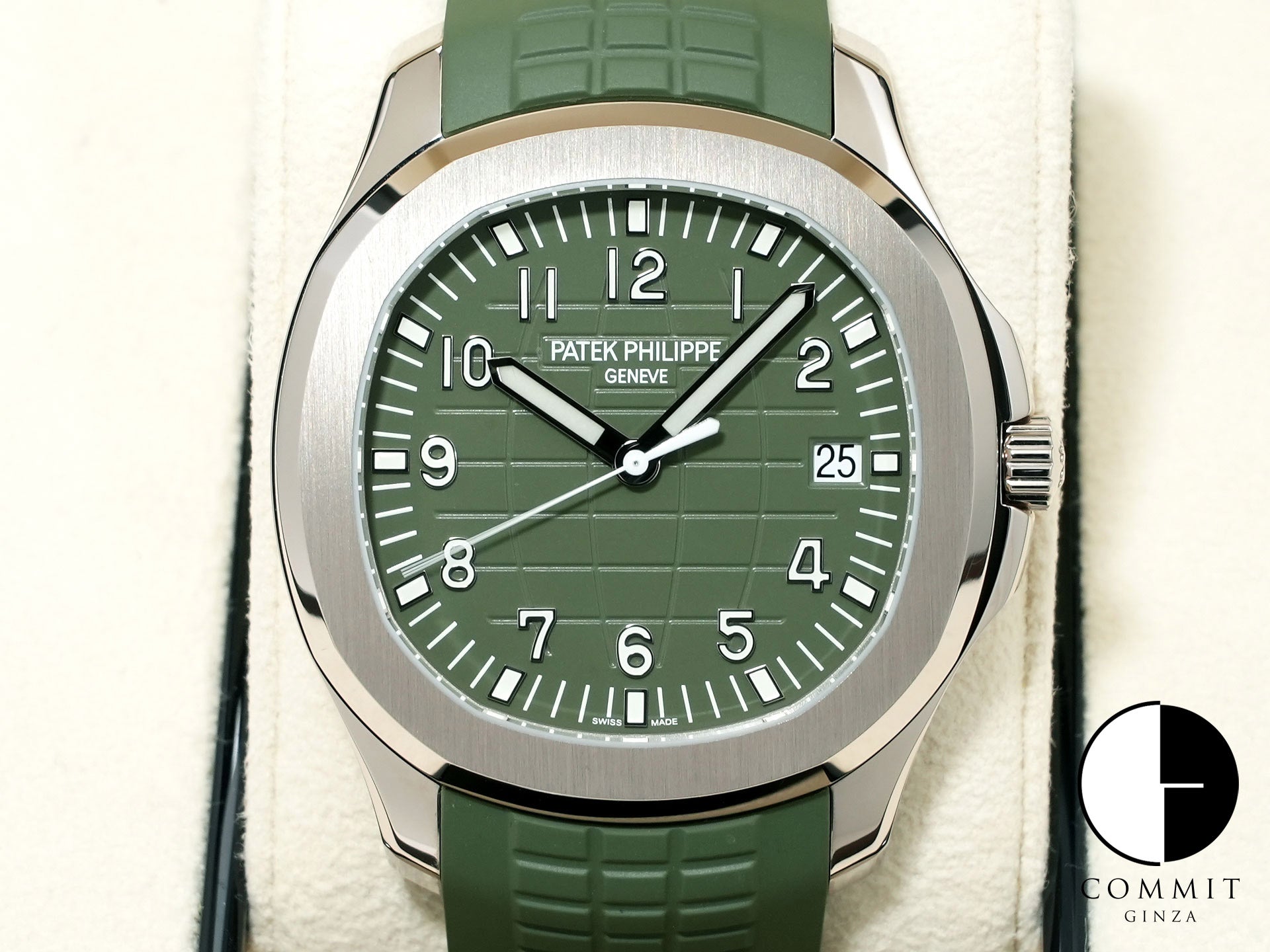 パテックフィリップ アクアノート Ref.5168G-010 ホワイトゴールド カーキグリーン文字盤 美中古 fsd8sgau