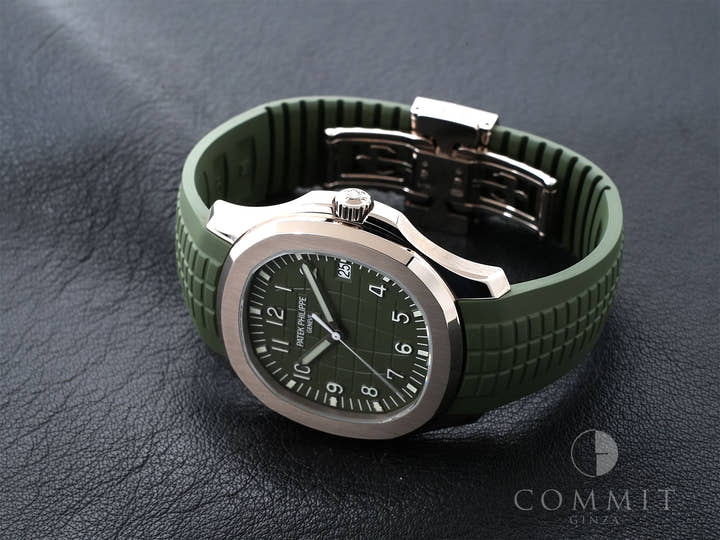 パテックフィリップ アクアノート Ref.5168G-010 ホワイトゴールド カーキグリーン文字盤 美中古 fsd8sgau