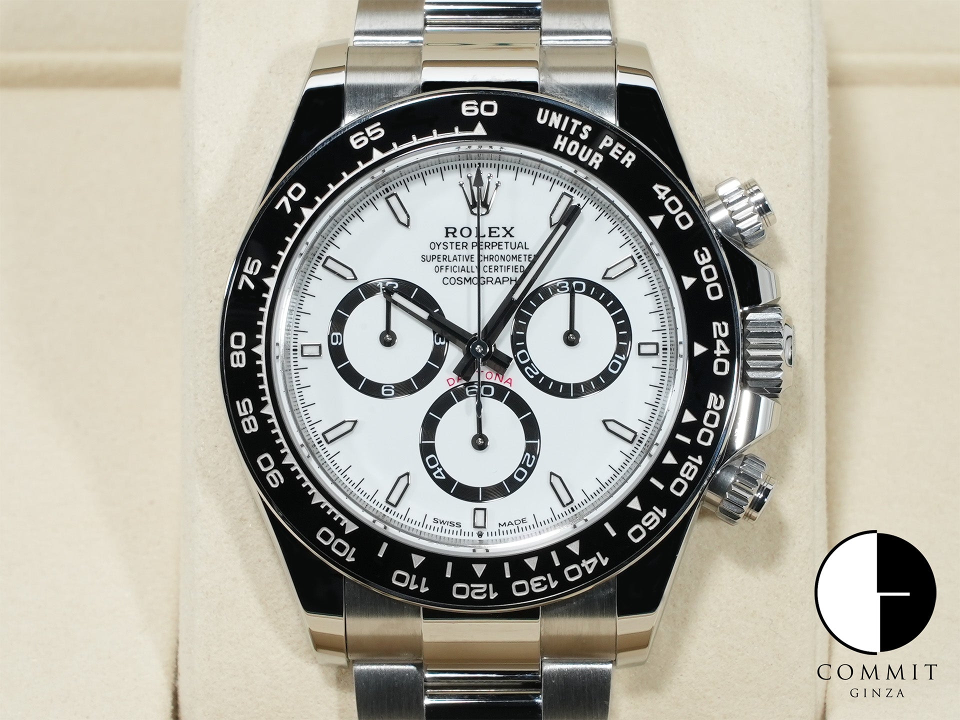 ロレックス デイトナ Ref.126500LN ステンレススチール ホワイト文字盤 未使用 t39j9p7q