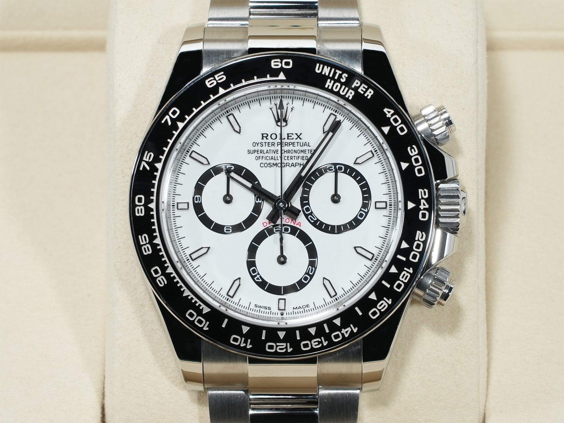 ロレックス デイトナ Ref.126500LN ステンレススチール ホワイト文字盤 未使用 t39j9p7q