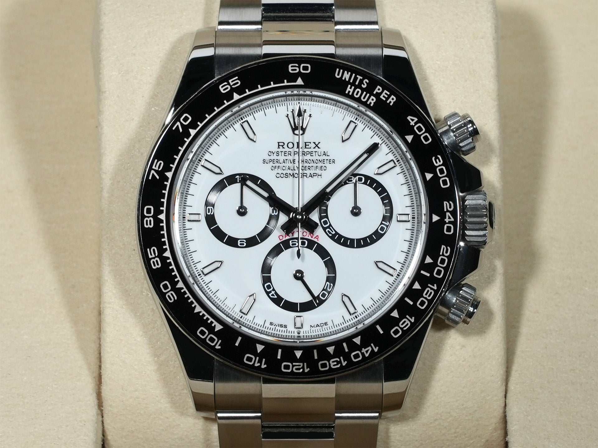 ロレックス デイトナ Ref.126500LN ステンレススチール ホワイト文字盤 中古 gwsabbwb