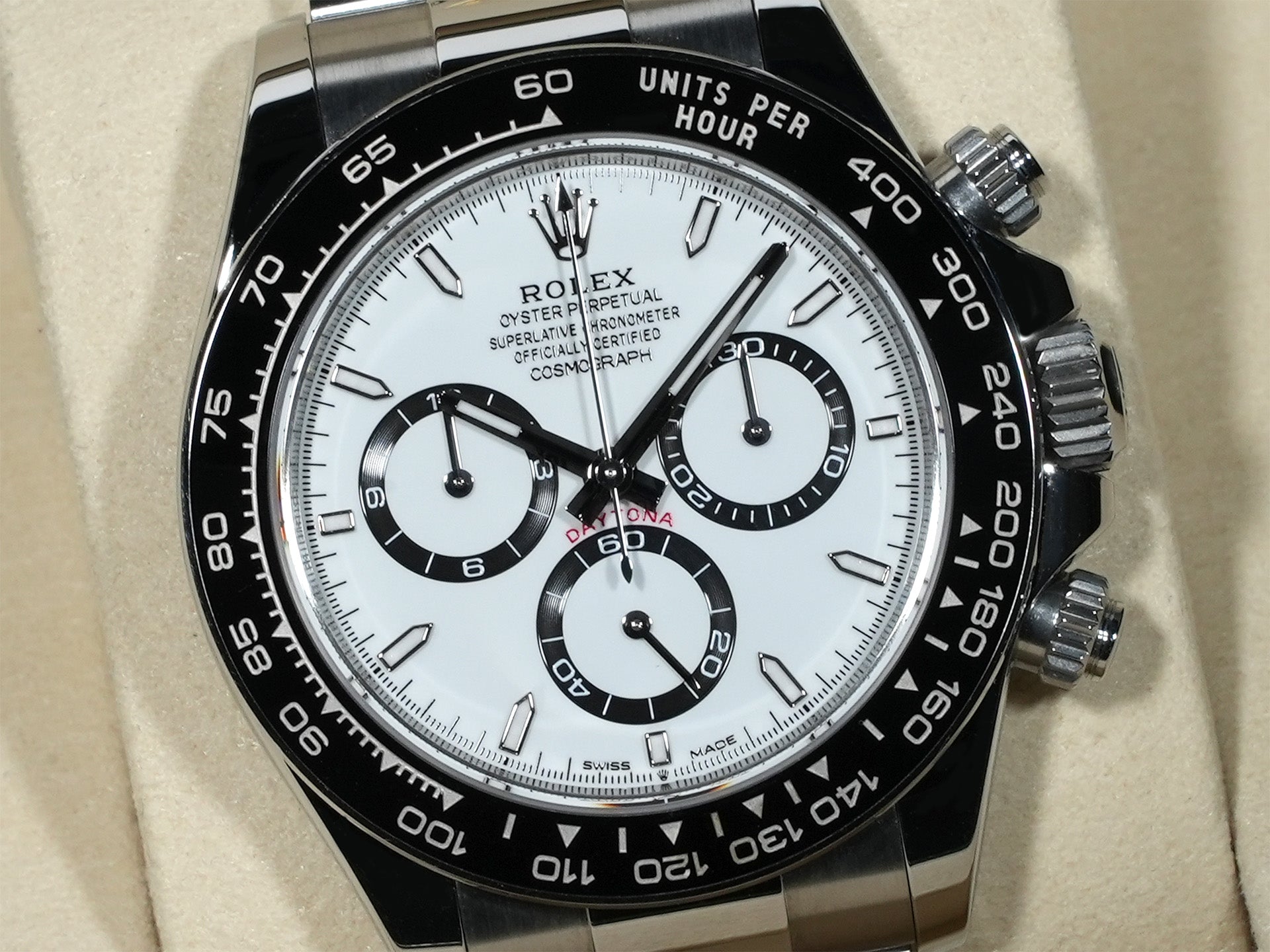 ロレックス デイトナ Ref.126500LN ステンレススチール ホワイト文字盤 中古 gwsabbwb