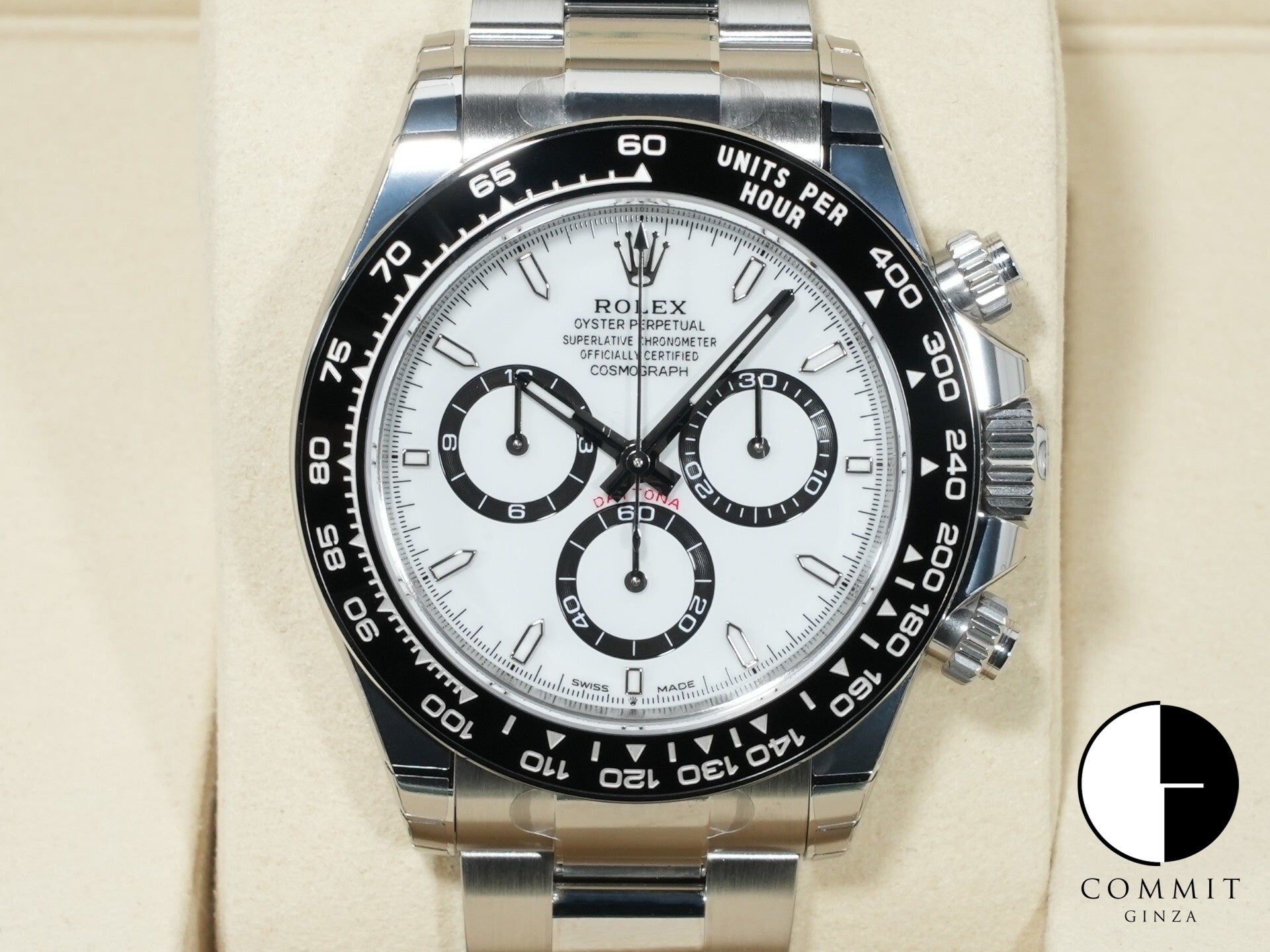 ロレックス デイトナ Ref.126500LN ステンレススチール ホワイト文字盤 未使用 zbiwh3s4
