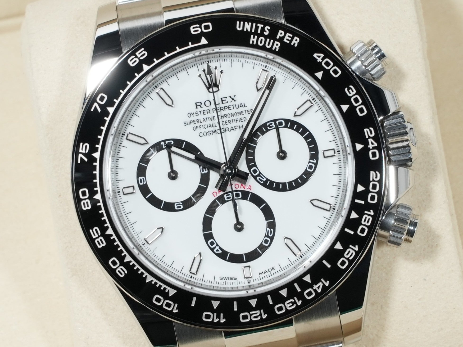 ロレックス デイトナ Ref.126500LN ステンレススチール ホワイト文字盤 未使用 qtbgp92h