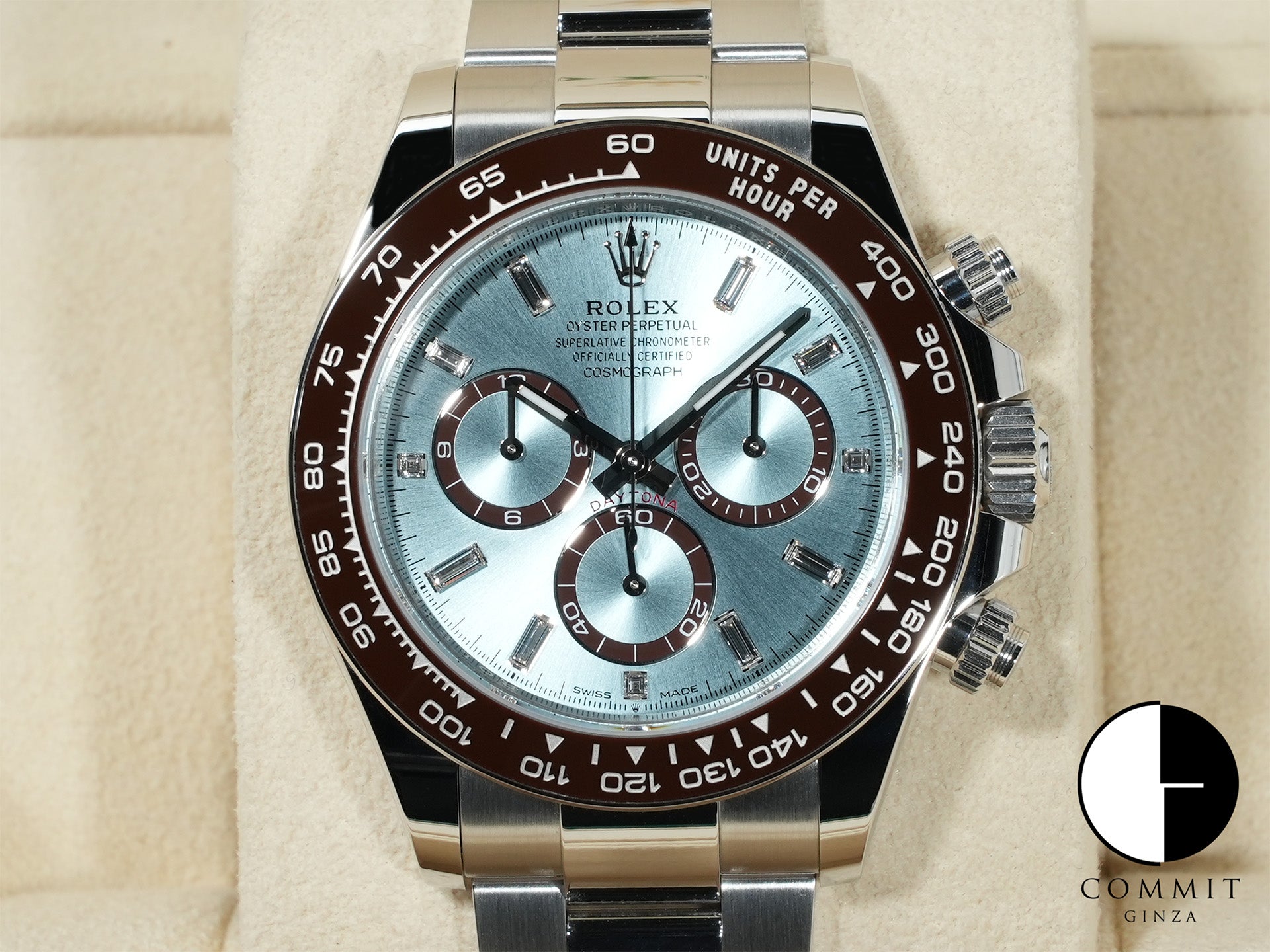 ロレックス デイトナ Ref.126506A プラチナ アイスブルーx11Pダイヤ文字盤 未使用 54gem3r2