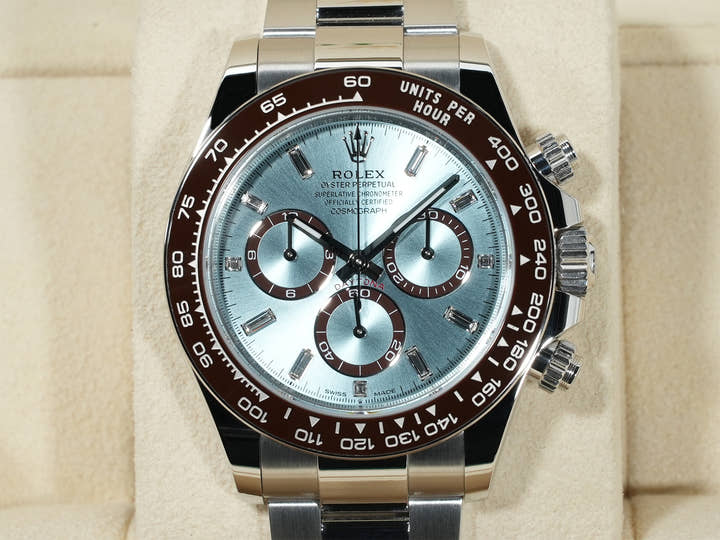 ロレックス デイトナ Ref.126506A プラチナ アイスブルーx11Pダイヤ文字盤 未使用 54gem3r2