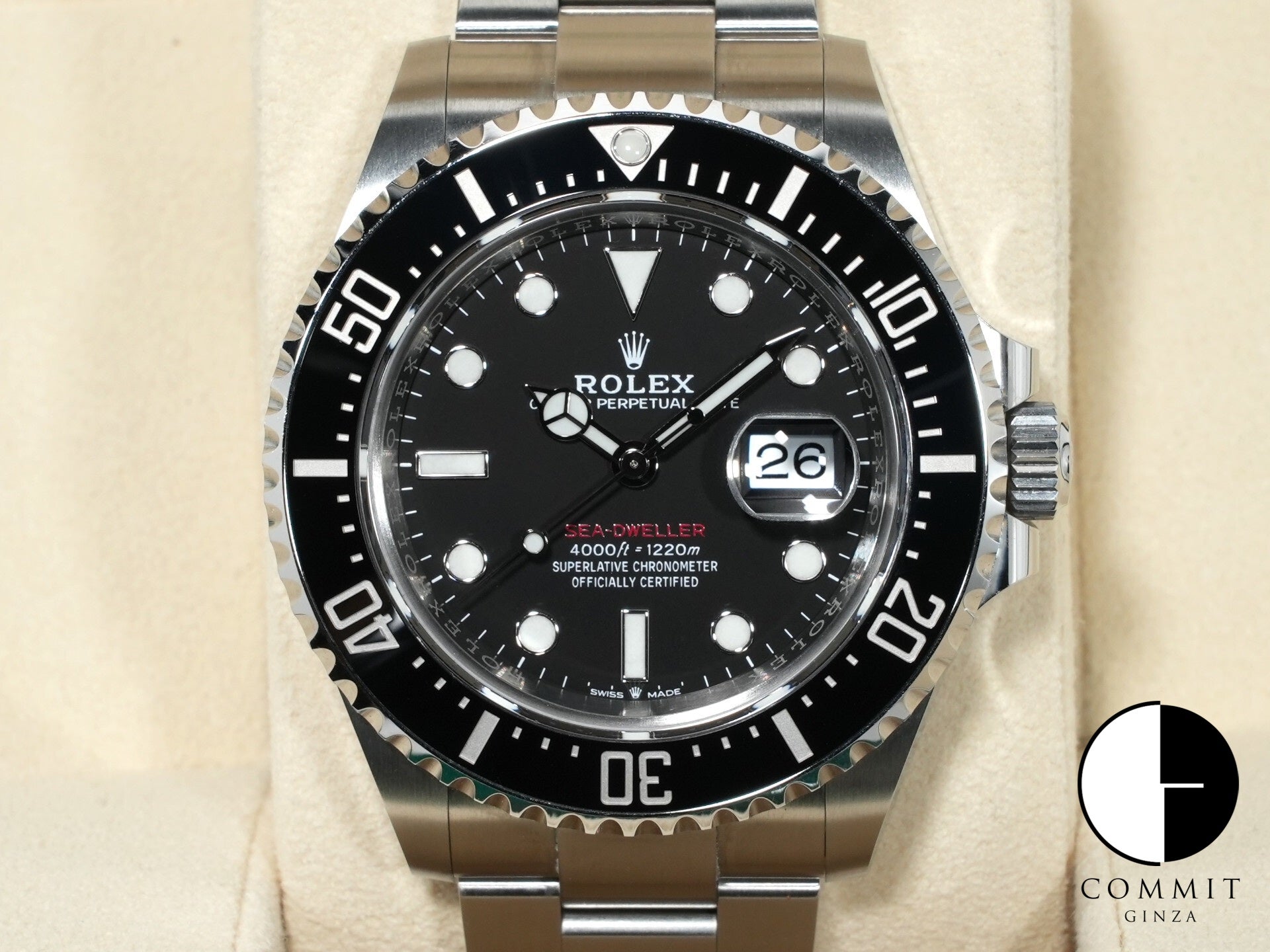 ロレックス シードゥエラー Ref.126600 ステンレススチール ブラック文字盤 美中古 3o945z9y