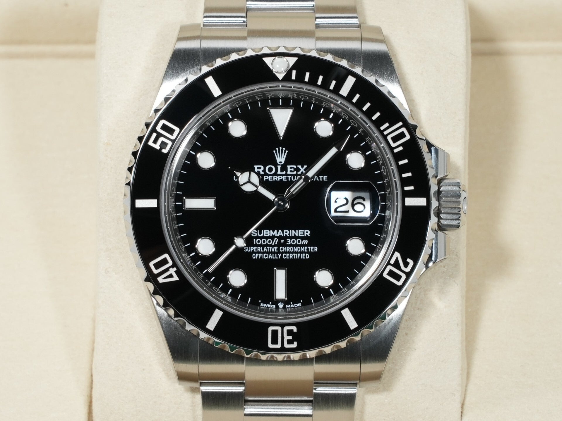 ロレックス サブマリーナー デイト Ref.126610LN ステンレススチール ブラック文字盤 未使用 frmu6vne