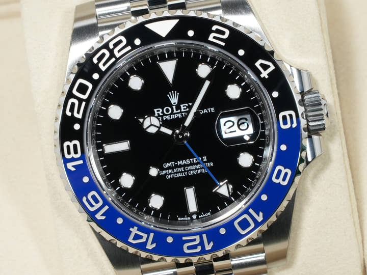 Rolex GMT-Master II Ref. 126710BLNR Stainless Steel Black Dial Jubilee Bracelet Unused hvay9h7p
