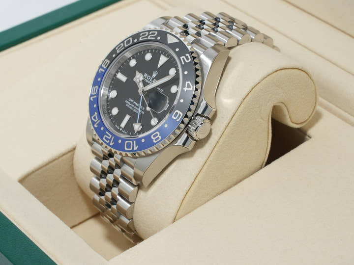 Rolex GMT-Master II Ref. 126710BLNR Stainless Steel Black Dial Jubilee Bracelet Unused hvay9h7p