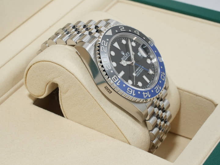 Rolex GMT-Master II Ref. 126710BLNR Stainless Steel Black Dial Jubilee Bracelet Unused hvay9h7p