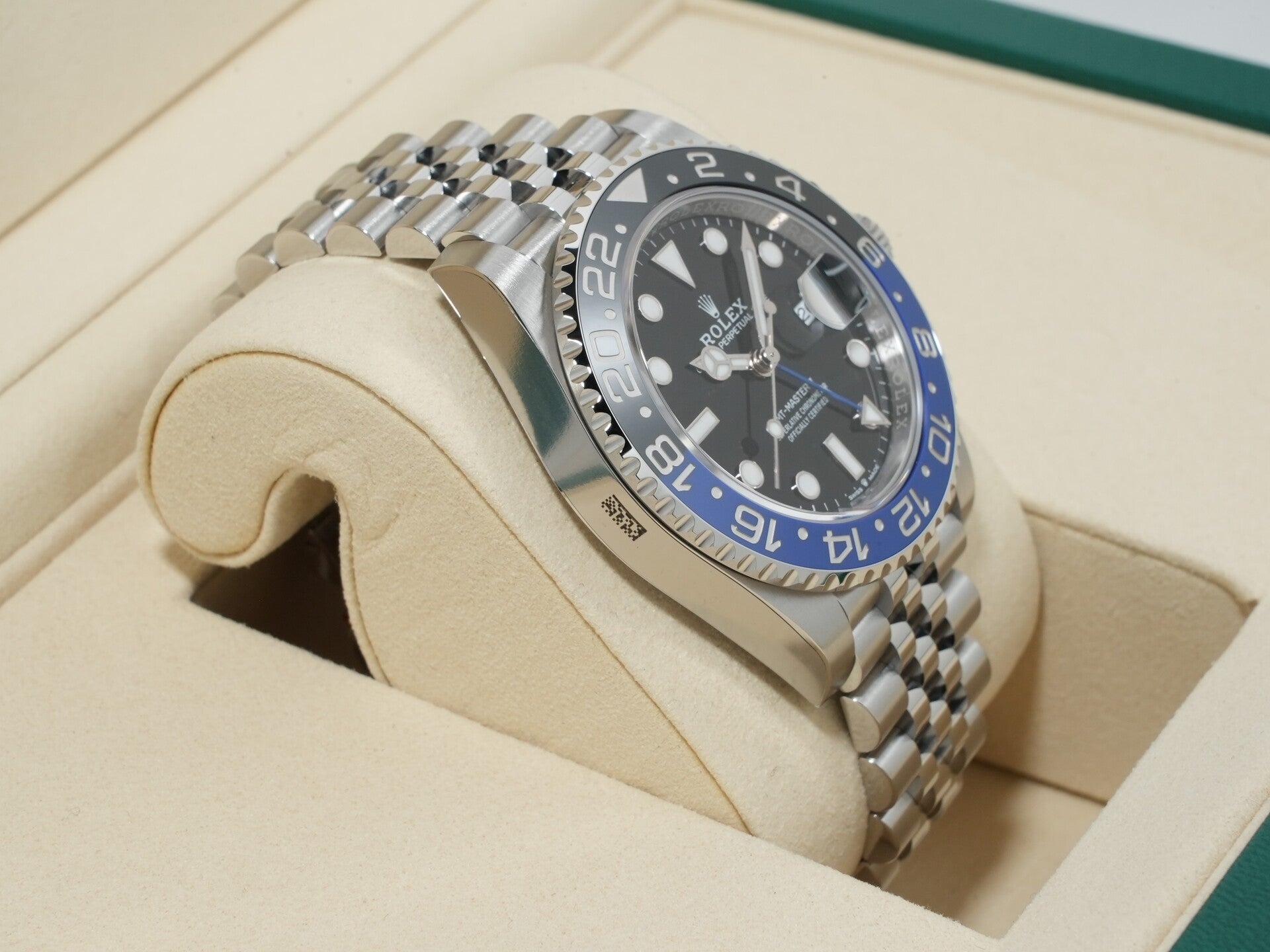 Rolex GMT-Master II Ref. 126710BLNR Stainless Steel Black Dial Jubilee Bracelet Unused hvay9h7p