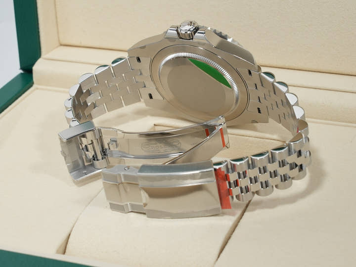 Rolex GMT-Master II Ref. 126710GRNR Stainless Steel Black Dial Jubilee Bracelet Unused drvj9qd4