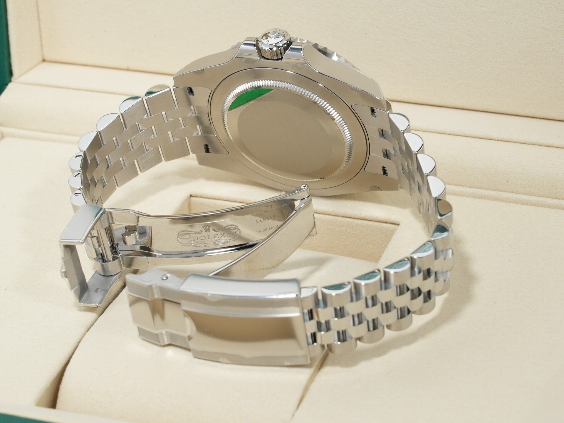 ロレックス GMTマスターII Ref.126710GRNR ステンレススチール ブラック文字盤 ジュビリーブレスレット 未使用 298bwwjo