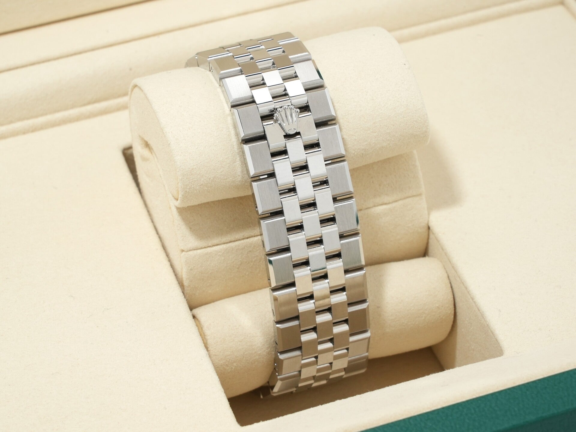 ロレックス ランドドゥエラー Ref.127334 ステンレススチール/ホワイトゴールド ホワイト文字盤 ジュビリーブレスレット 美品 kuin6fiy