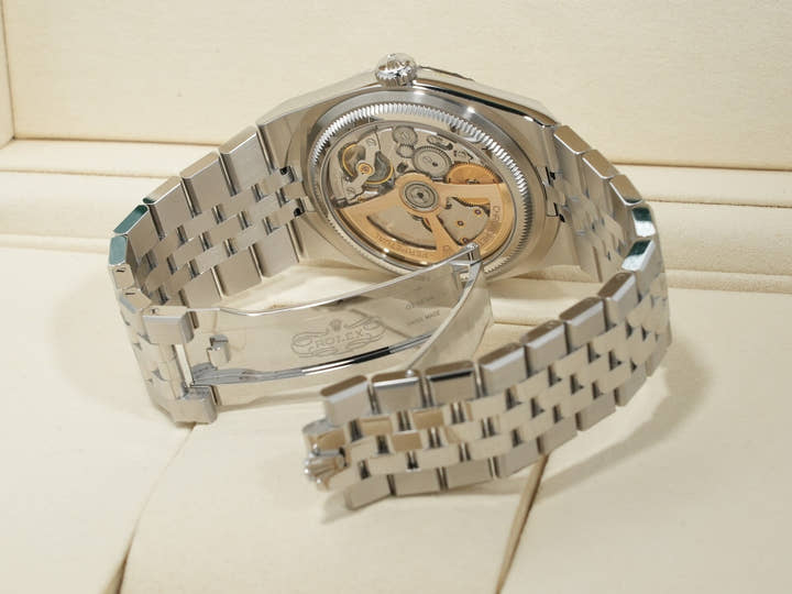 ロレックス ランドドゥエラー Ref.127334 ステンレススチール/ホワイトゴールド ホワイト文字盤 ジュビリーブレスレット 美品 kuin6fiy