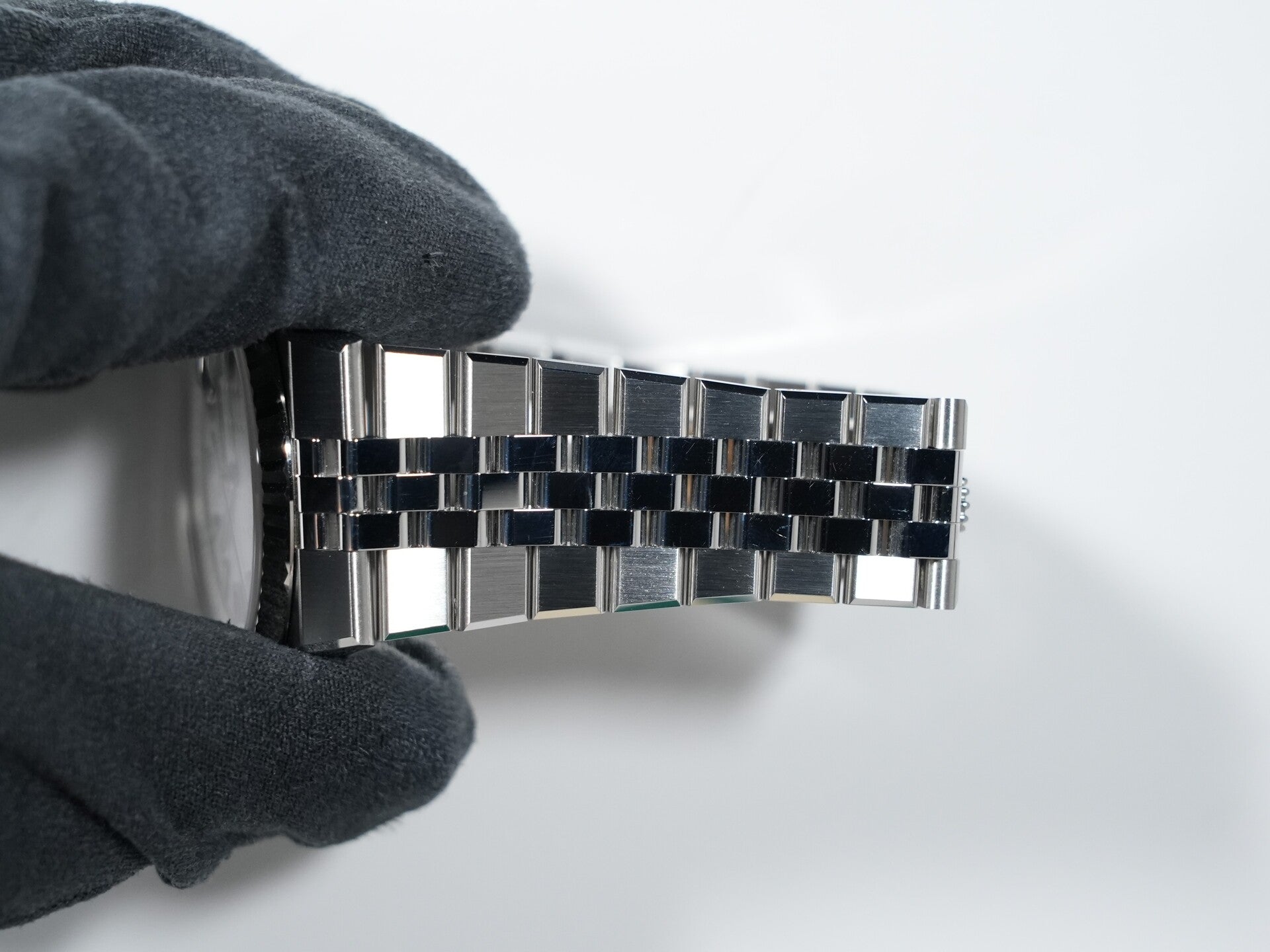 ロレックス ランドドゥエラー Ref.127334 ステンレススチール/ホワイトゴールド ホワイト文字盤 ジュビリーブレスレット 美品 kuin6fiy