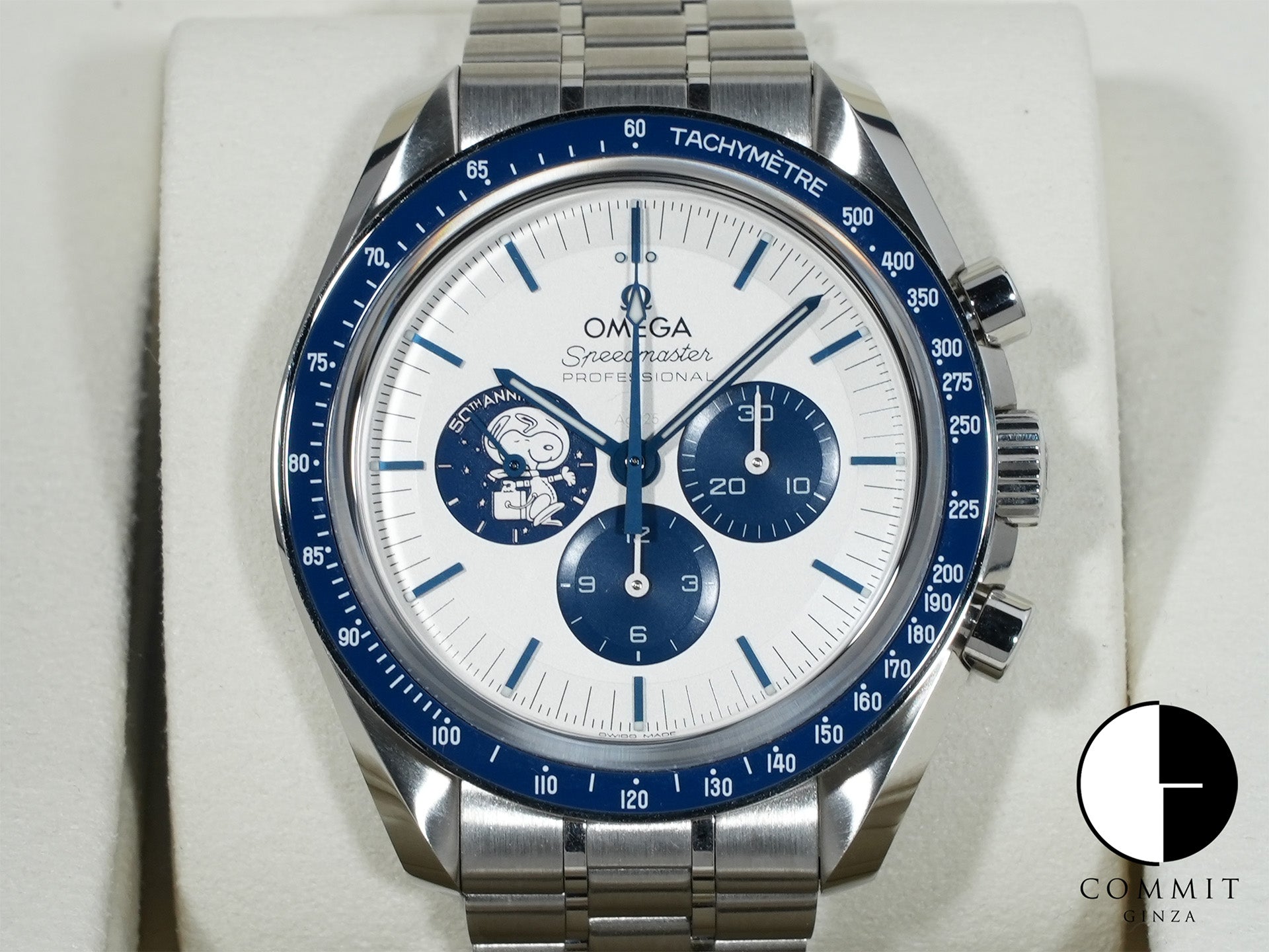 オメガ スピードマスター 記念モデル コーアクシャル マスター クロノメーター クロノグラフ 42MM Ref.310.32.42.50.02.001 ステンレススチール シルバー文字盤 中古 8bternvs