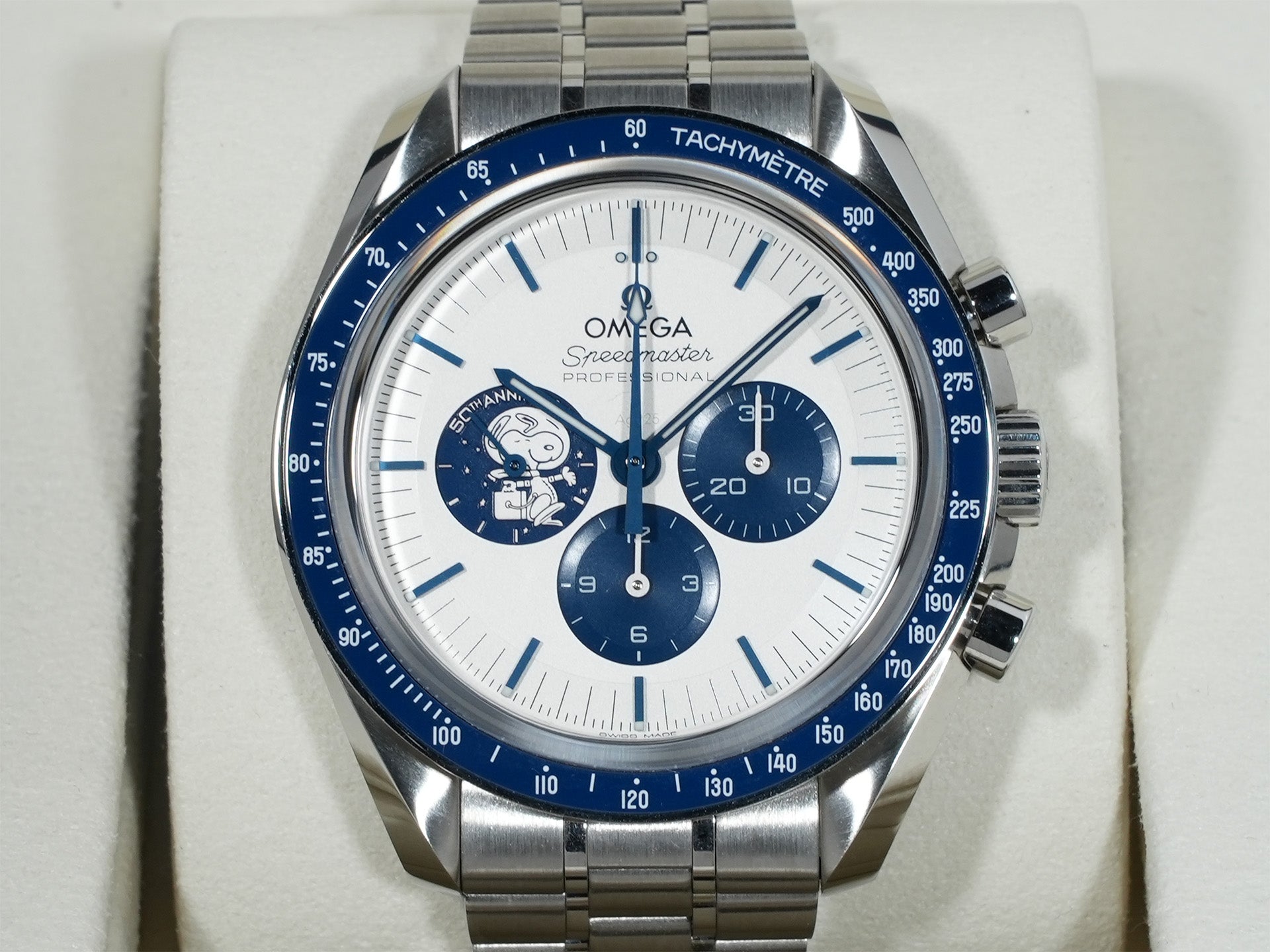 オメガ スピードマスター 記念モデル コーアクシャル マスター クロノメーター クロノグラフ 42MM Ref.310.32.42.50.02.001 ステンレススチール シルバー文字盤 中古 8bternvs