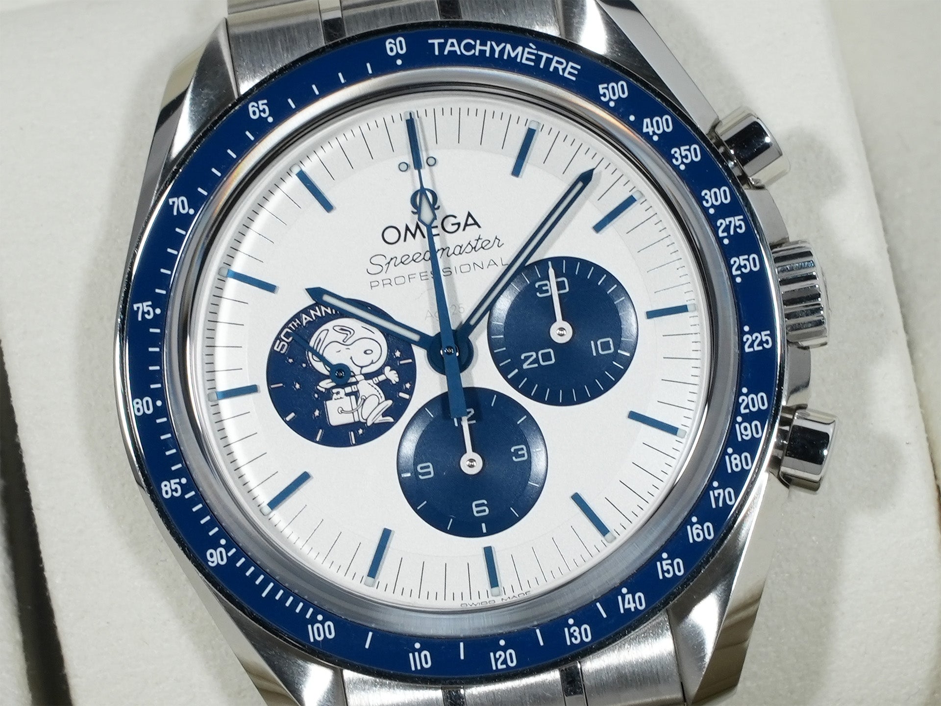 オメガ スピードマスター 記念モデル コーアクシャル マスター クロノメーター クロノグラフ 42MM Ref.310.32.42.50.02.001 ステンレススチール シルバー文字盤 中古 8bternvs