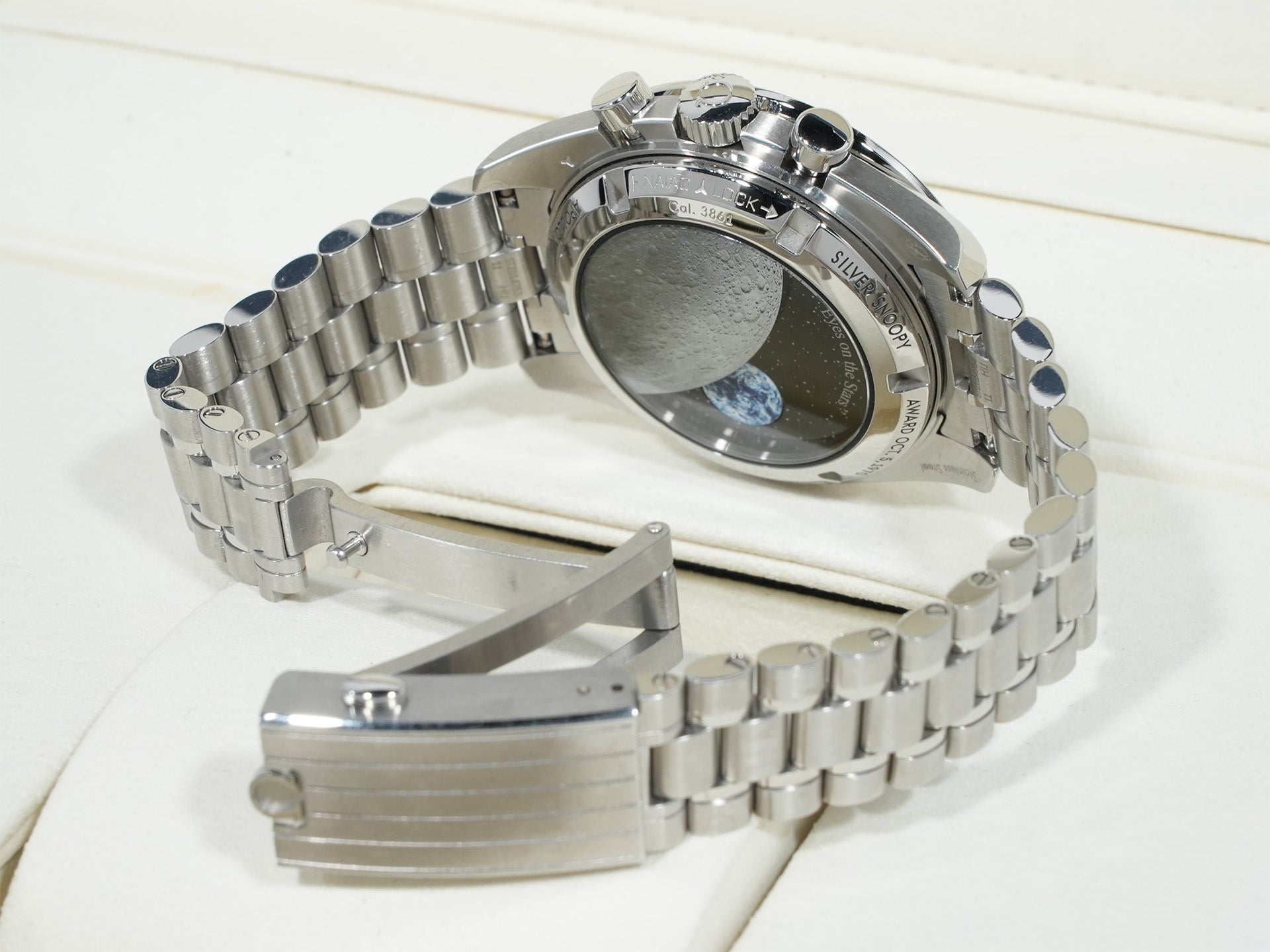 オメガ スピードマスター 記念モデル コーアクシャル マスター クロノメーター クロノグラフ 42MM Ref.310.32.42.50.02.001 ステンレススチール シルバー文字盤 中古 8bternvs