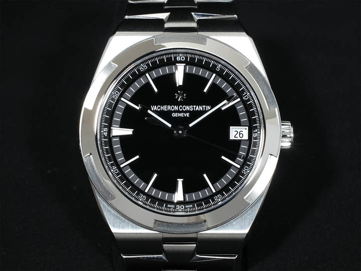 ヴァシュロンコンスタンタン オーヴァーシーズ Ref.4500V/110A-B483 ステンレススチール ブラック文字盤 美品 wjcw5v5a