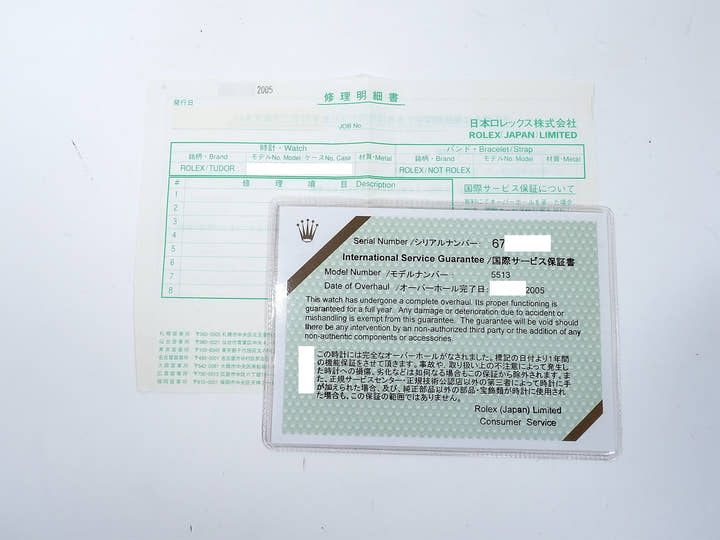 ロレックス サブマリーナー Ref.5513 ステンレススチール ブラック文字盤 中古 3e7kb7ez