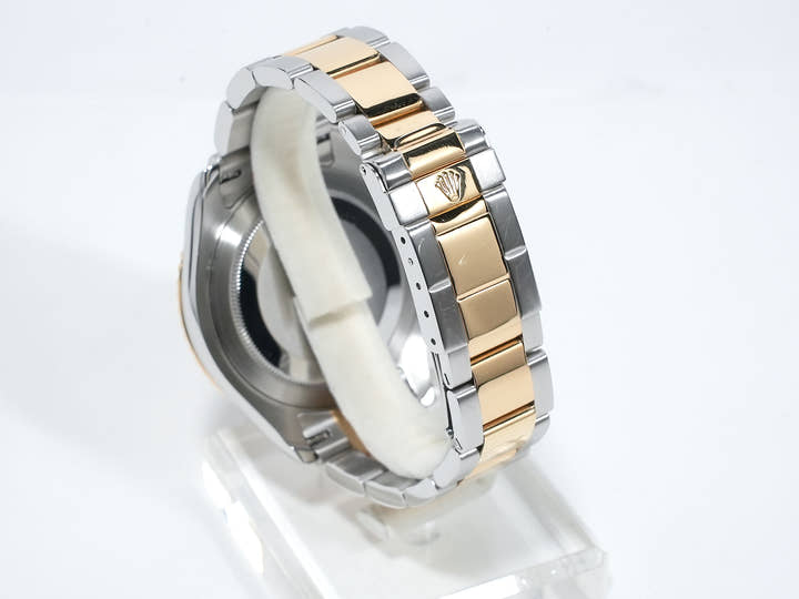 ロレックス ヨットマスター40 Ref.16623NGS ステンレススチール/イエローゴールド ホワイトシェルx3Pサファイア/8Pダイヤ文字盤 中古 awgj3z55