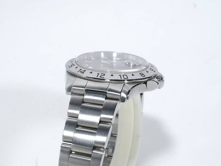 ロレックス エクスプローラーII Ref.16570 ステンレススチール ブラック文字盤 オイスターブレスレット 中古 6cs27qui