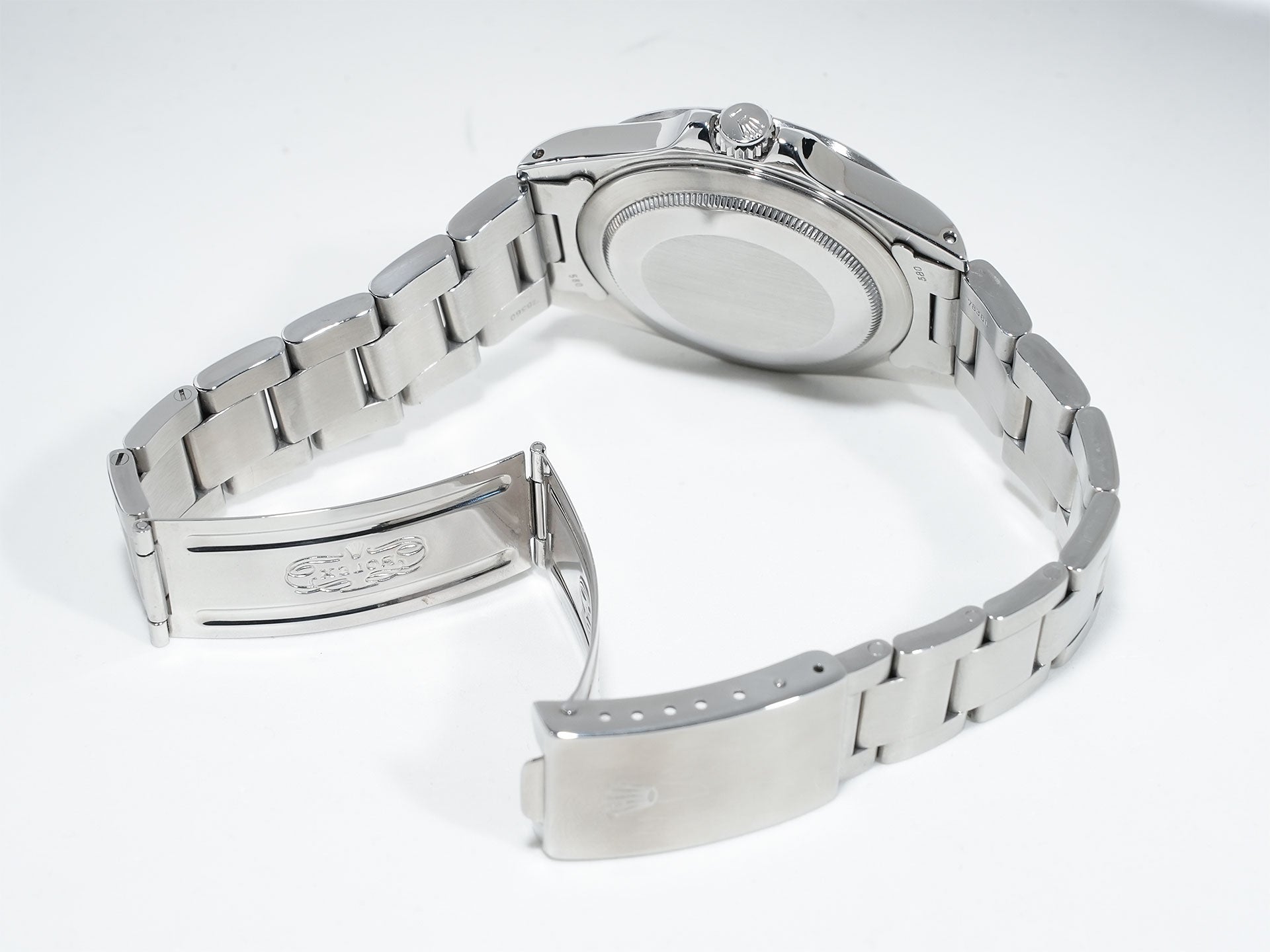 ロレックス エクスプローラーII Ref.16570 ステンレススチール ブラック文字盤 オイスターブレスレット 中古 6cs27qui