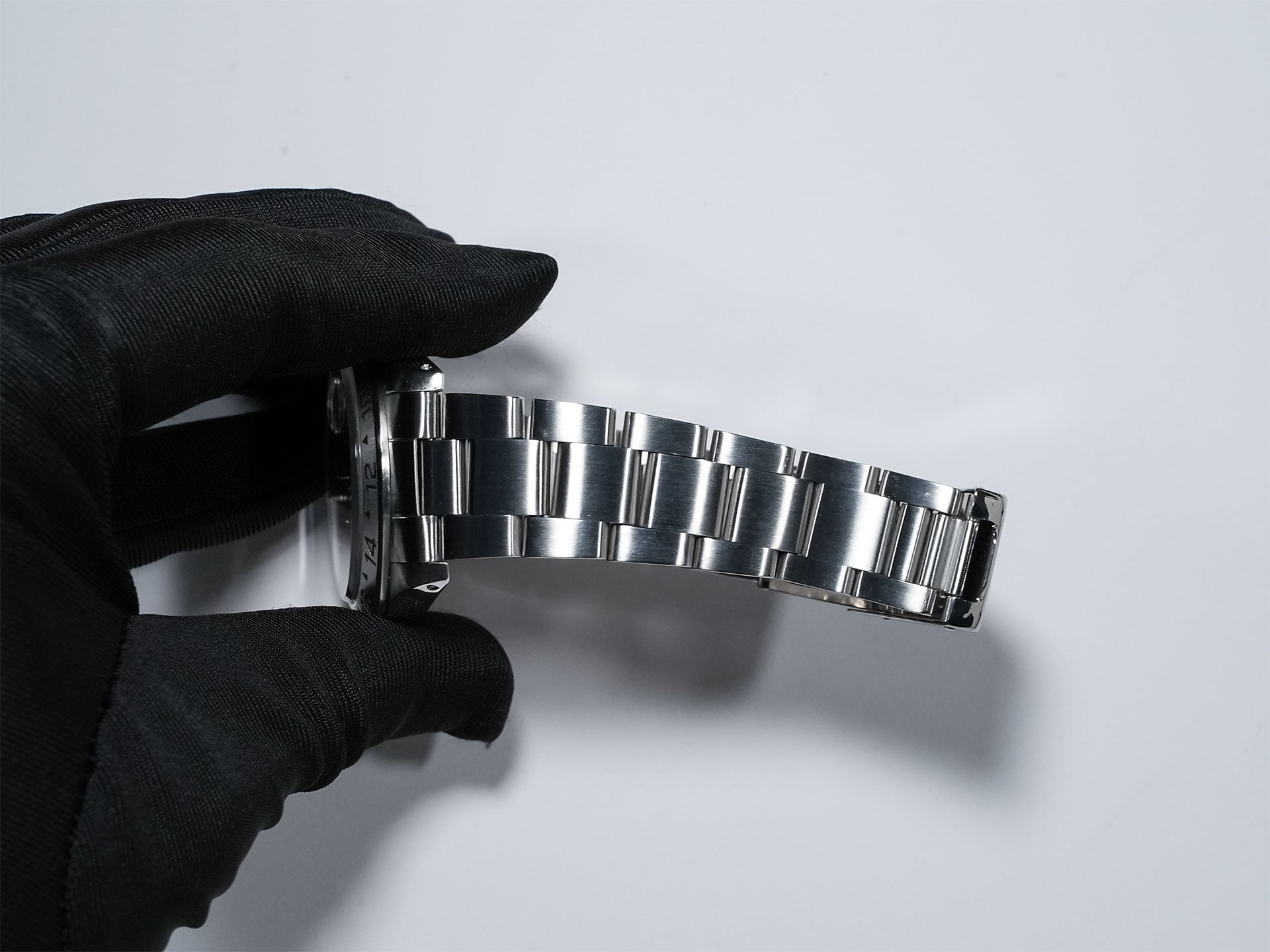 ロレックス エクスプローラーII Ref.16570 ステンレススチール ブラック文字盤 オイスターブレスレット 中古 6cs27qui