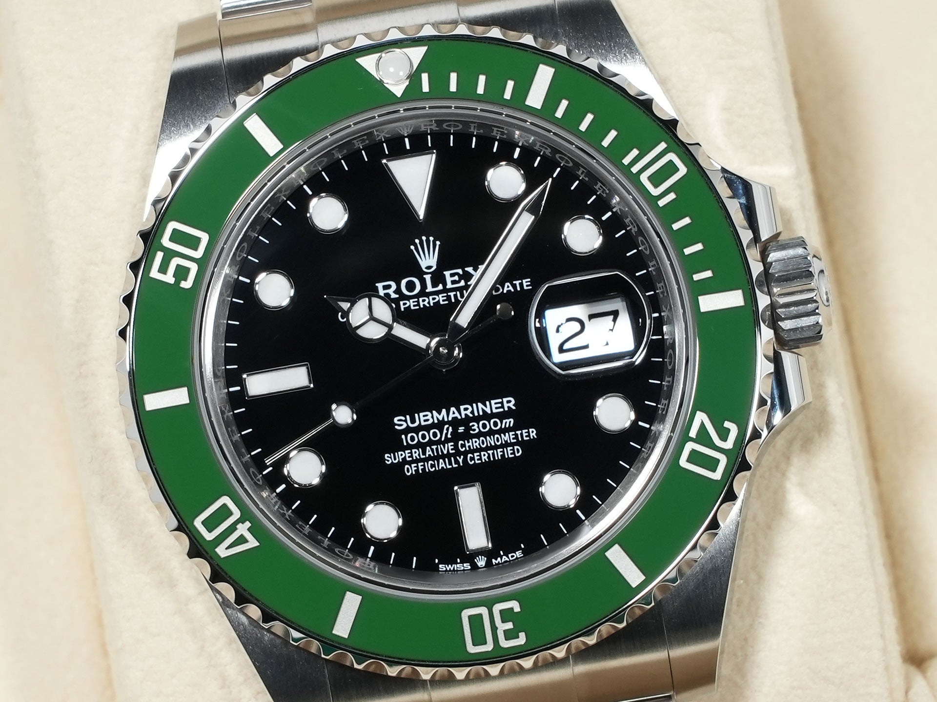 ロレックス サブマリーナー デイト Ref.126610LV ステンレススチール ブラック文字盤 美品 2yktqrrq