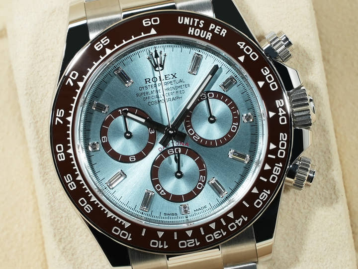 Rolex Daytona Ref. 126506A Platinum Ice Blue with 11 Diamond Dial, Unused, sz7nzuu7