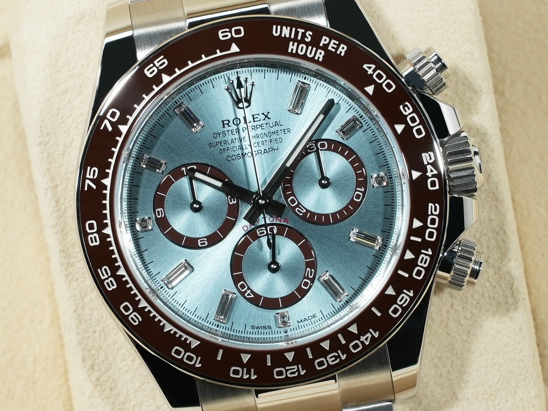 Rolex Daytona Ref. 126506A Platinum Ice Blue with 11 Diamond Dial, Unused, sz7nzuu7