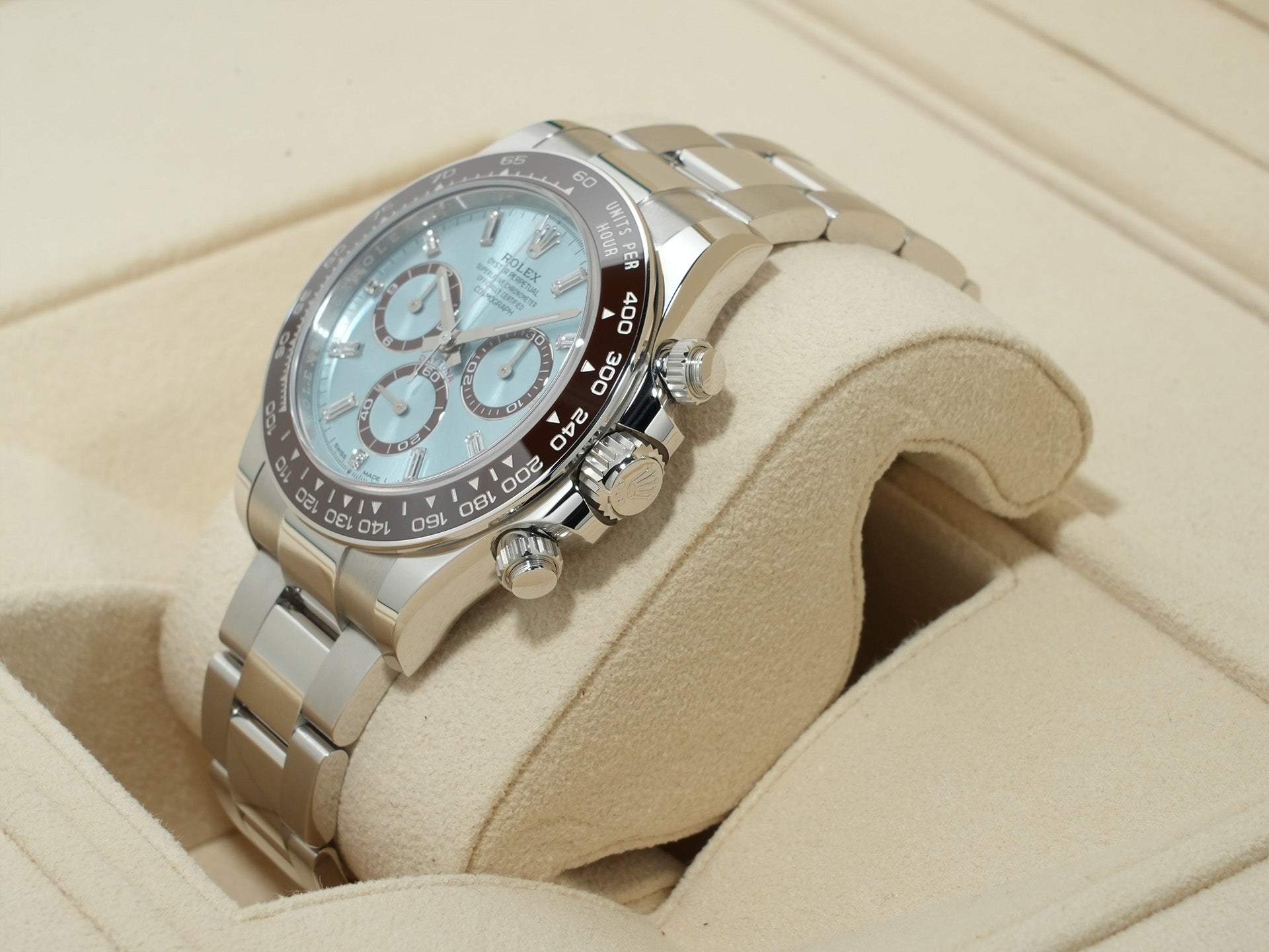 Rolex Daytona Ref. 126506A Platinum Ice Blue with 11 Diamond Dial, Unused, sz7nzuu7