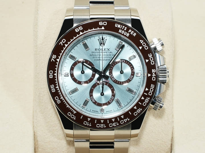 ロレックス デイトナ Ref.126506A プラチナ アイスブルーx11Pダイヤ文字盤 未使用 3a3g6cvq