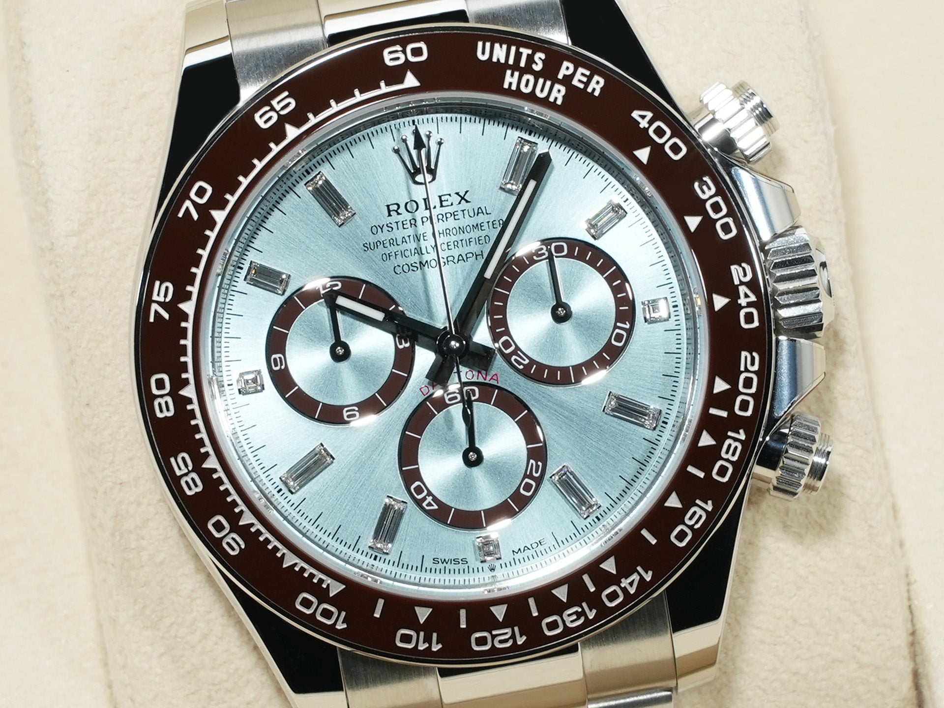 ロレックス デイトナ Ref.126506A プラチナ アイスブルーx11Pダイヤ文字盤 未使用 3a3g6cvq