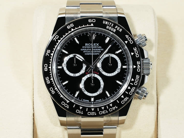 Rolex Daytona Ref. 126500LN Stainless Steel Black Dial Unused gy6q65nn