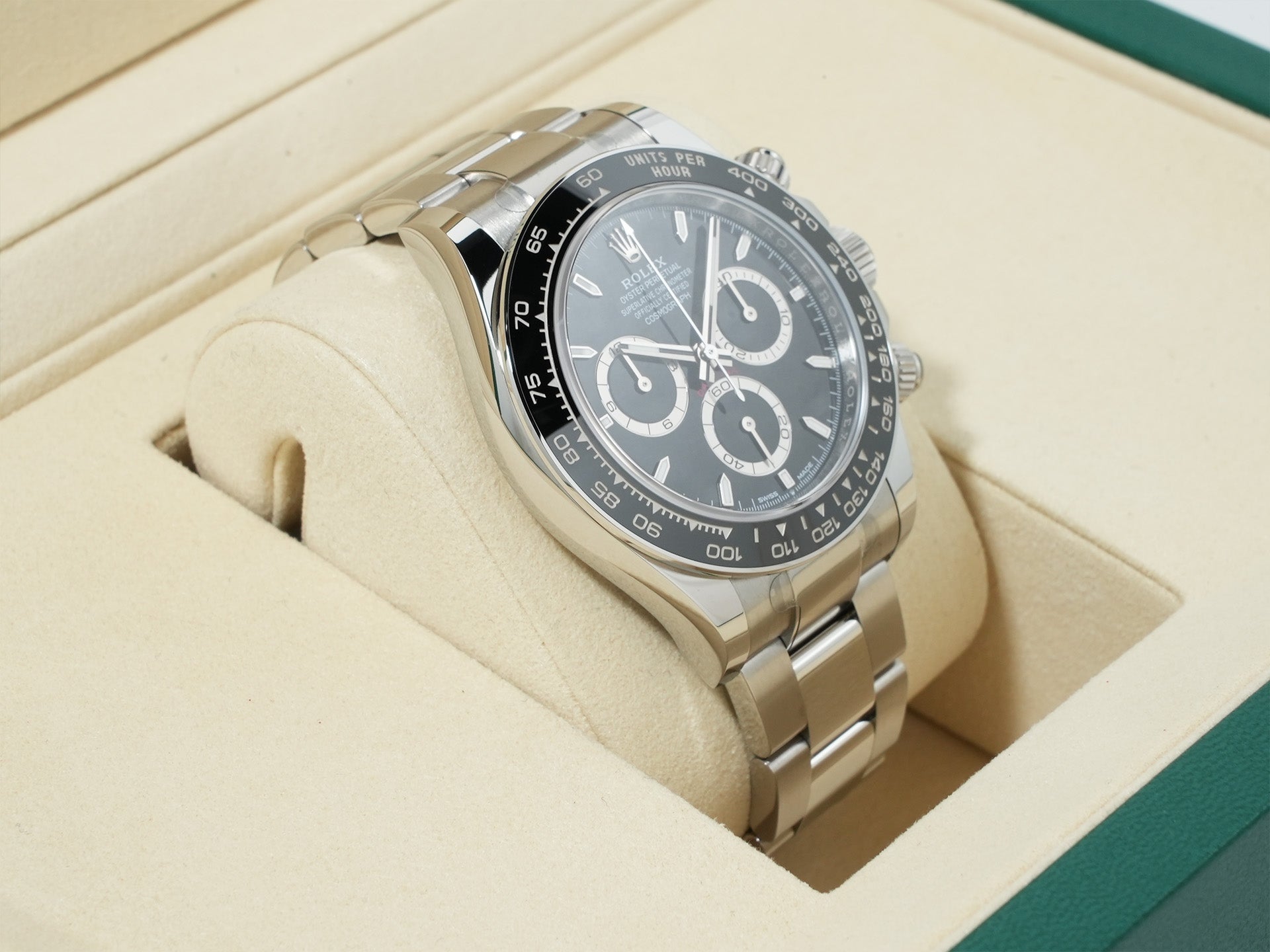 Rolex Daytona Ref. 126500LN Stainless Steel Black Dial Unused gy6q65nn