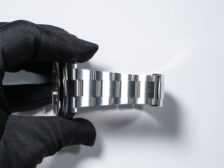 ロレックス オイスターパーペチュアル41 Ref.124300 ステンレススチール シルバー文字盤 極美品 tk6rcwty