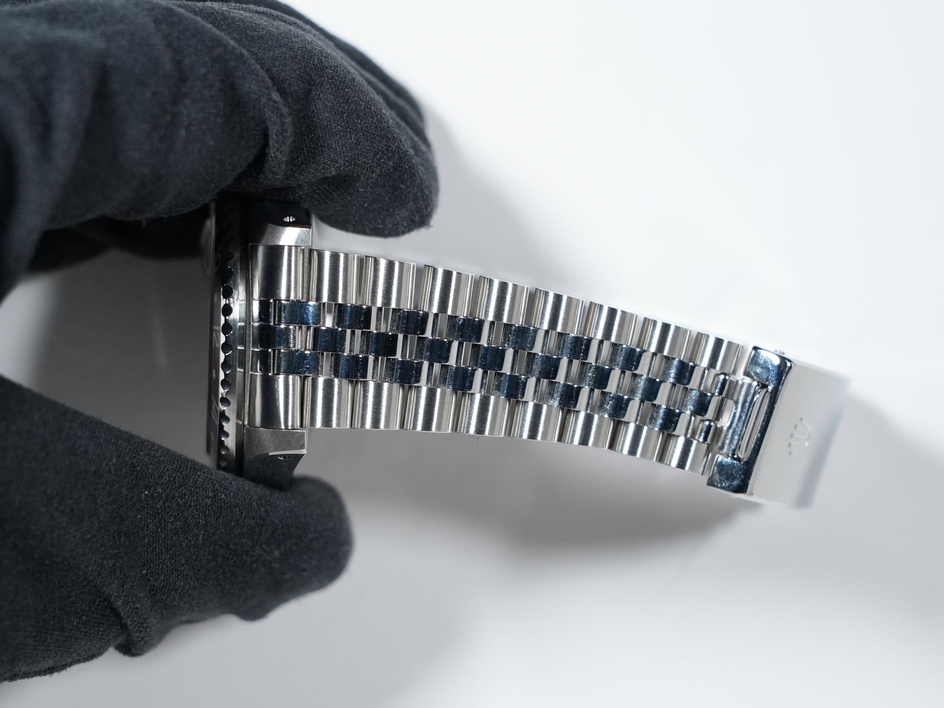 ロレックス GMTマスターII Ref.16760 ステンレススチール ブラック文字盤 ジュビリーブレスレット 美品 4jtirybc