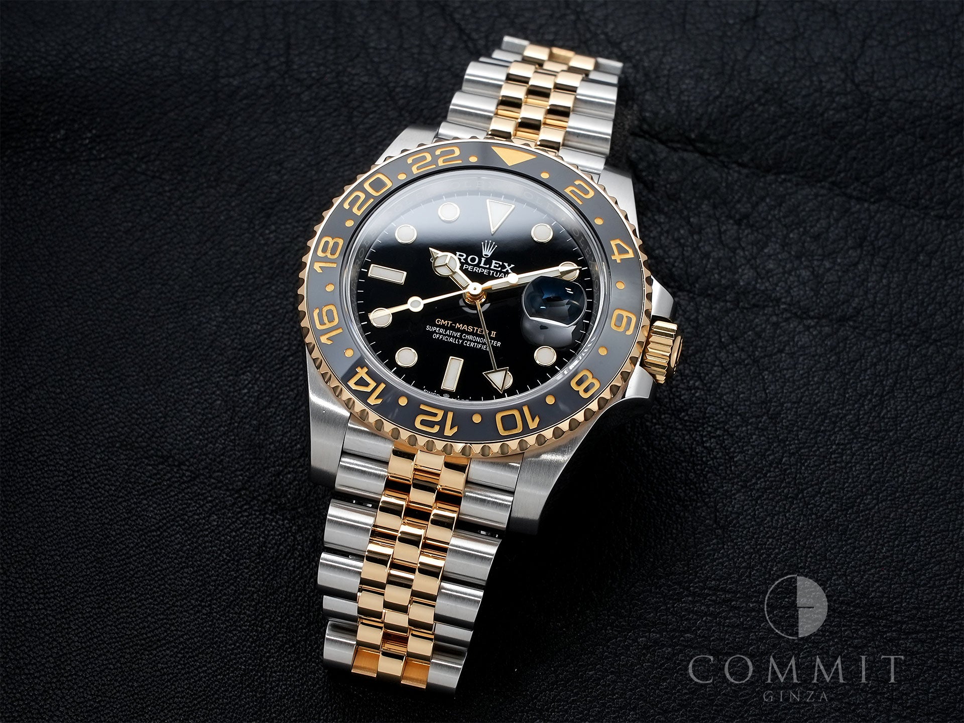 ロレックス GMTマスターII Ref.126713GRNR ステンレススチール/イエローゴールド ブラック文字盤 ジュビリーブレスレット 美品 5sddcwky