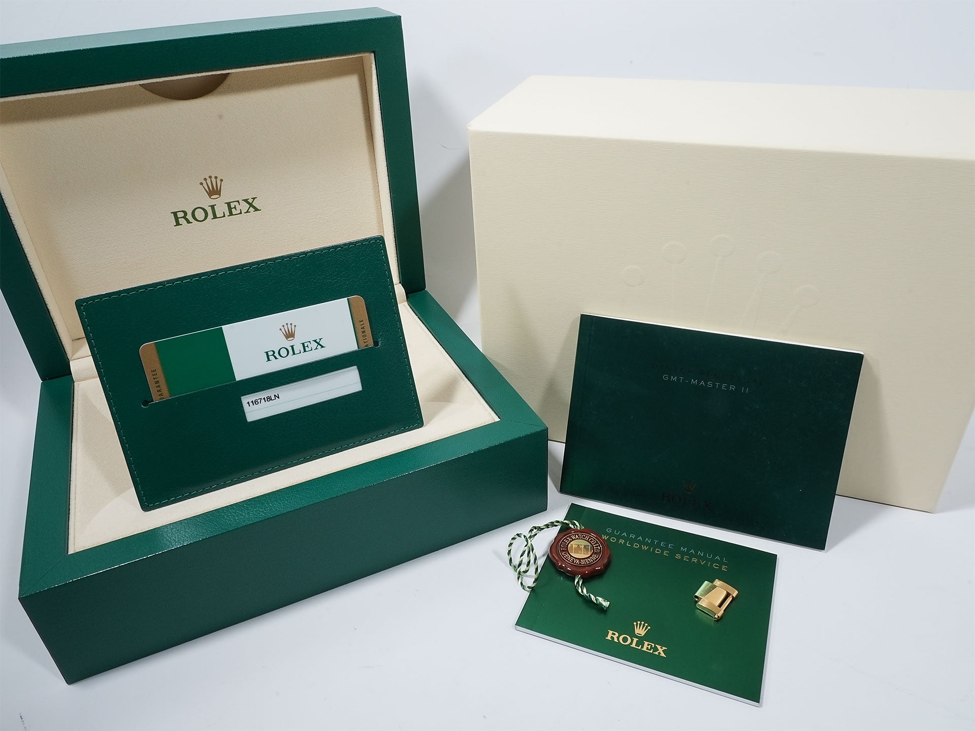 ロレックス GMTマスターII Ref.116718LN イエローゴールド ブラック文字盤 オイスターブレスレット 美品 pcp3duq6