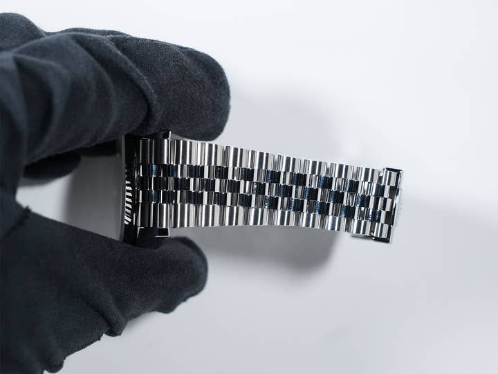 ロレックス デイトジャスト36 Ref.126234 ステンレススチール/ホワイトゴールド ブラック文字盤 ジュビリーブレスレット 美品 2ajhyjox