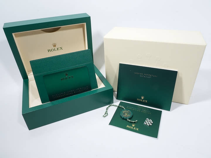 ロレックス デイトジャスト36 Ref.126234 ステンレススチール/ホワイトゴールド ブラック文字盤 ジュビリーブレスレット 美品 2ajhyjox