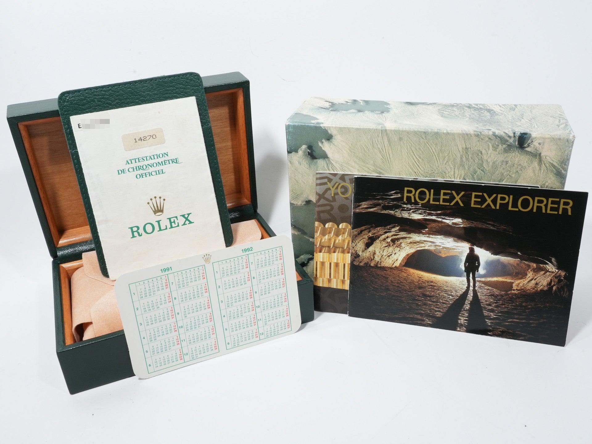 ロレックス エクスプローラーI Ref.14270 ステンレススチール ブラック文字盤 オイスターブレスレット 美品 5g7ghxf7