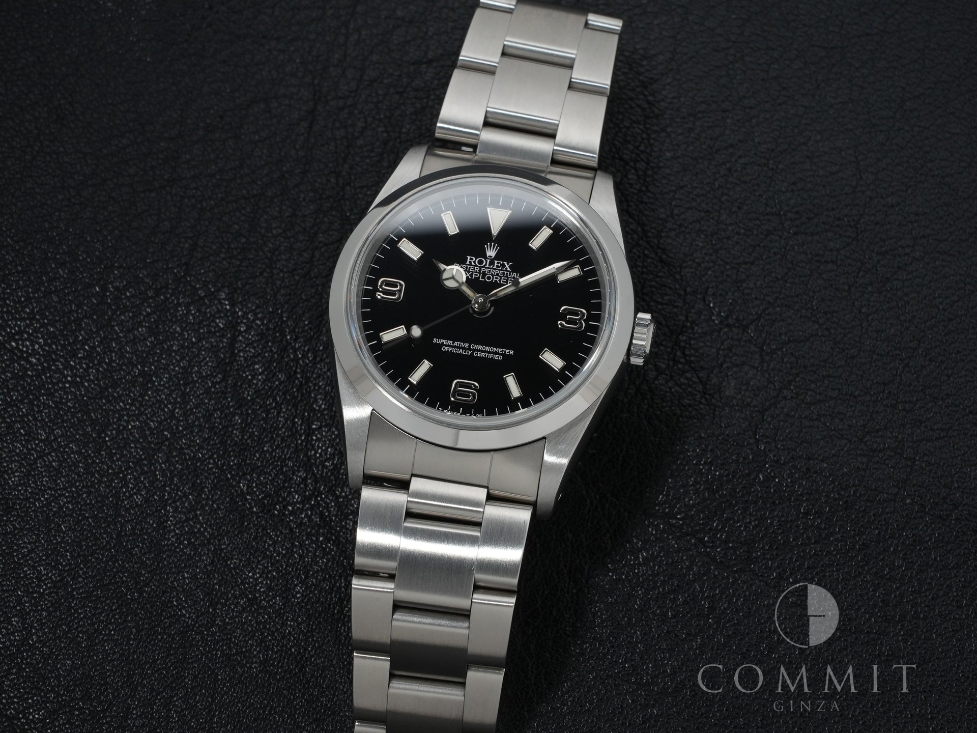 ロレックス エクスプローラーI Ref.14270 ステンレススチール ブラック文字盤 オイスターブレスレット 美品 5g7ghxf7