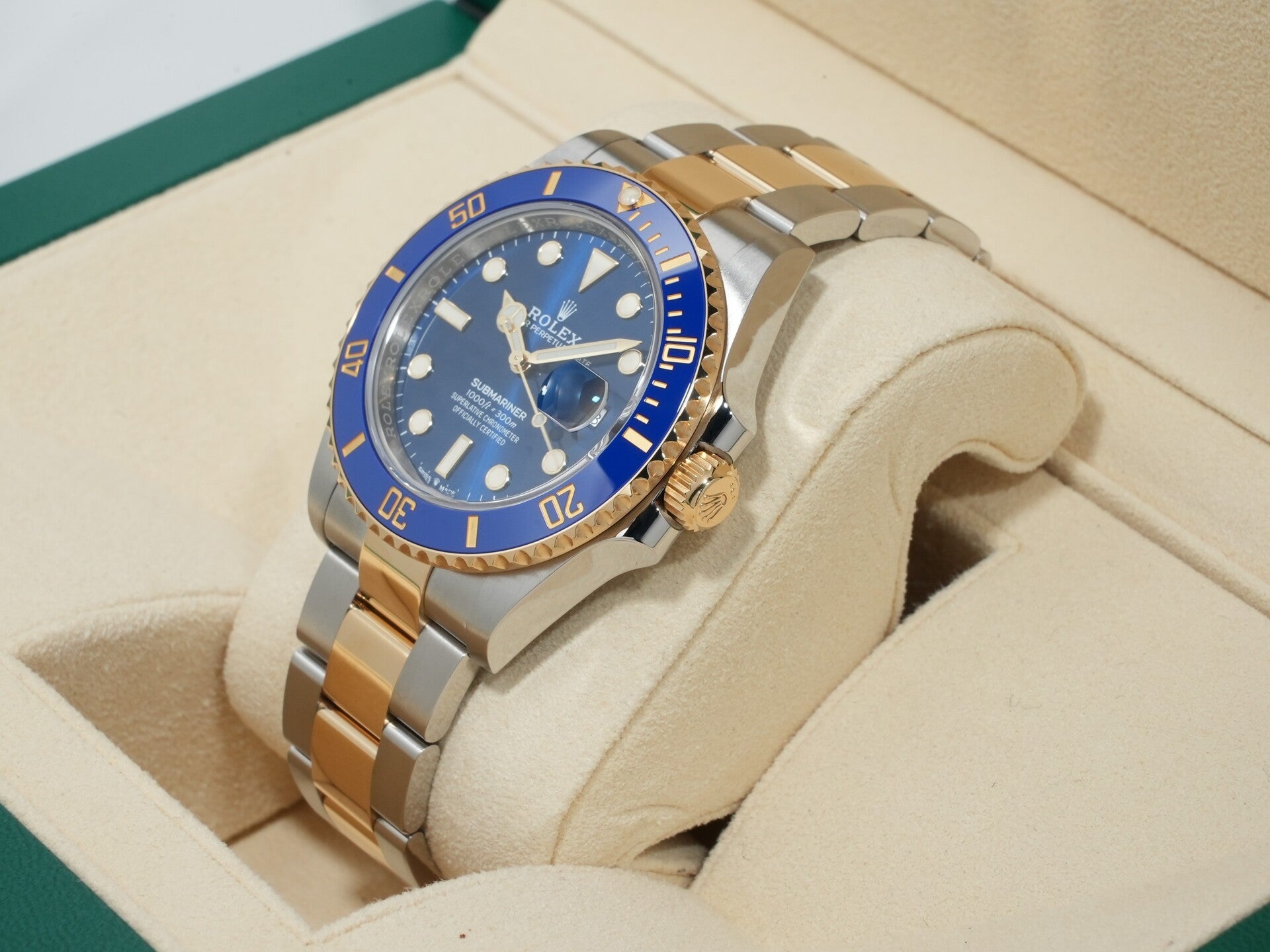 ロレックス サブマリーナー デイト Ref.126613LB ステンレススチール/イエローゴールド ブルー文字盤 美中古 jof5c2t3